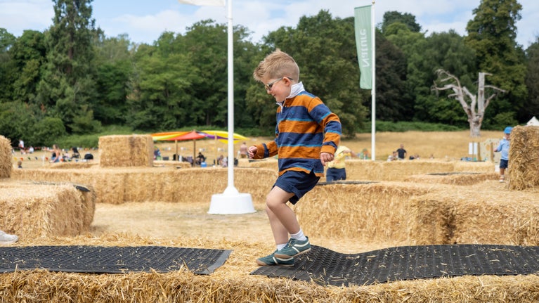 Summer of Play 2026 straw bales